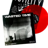 WAREHOUSE FIND: WASTED TIME "Futility" LP / First Press Red Vinyl (Ltd. to 300)