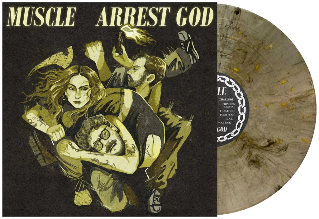 MUSCLE "Arrest God" LP (Gold Vinyl)